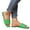Green, variant on Women’s Flat Sandals Square Open Toe Single Band Slides with Metal Chain Slip on Slippers