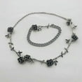 thumbnail image 4 of Erd Style Rose Necklace Bracelet Retro Ins Niche Design Men(50cm), 4 of 5