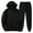 Black, variant on Bwdbhd Mens 2 Piece Outfits Men's Tracksuit Set 2 Piece Athletic Hooded Sweatsuits Casual Jogging Suits Workout Outfits for Men B,S