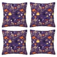thumbnail image 2 of Halloween Throw Pillow Covers, halloween elements print Square Pillow Cases with Invisible Zipper for Halloween Decorations, Farmhouse Halloween Decor 12x12, 2 of 7