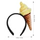 thumbnail image 5 of Diadema de helado, adorno para el cabello con forma de cono de helado, accesorio para adultos, 5 of 7