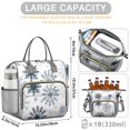 thumbnail image 5 of Blue Christmas Snowflake Pattern Womens Lunch Box for Work,Insulated Large Lunch Bag for Tween and Teen,Loncheras Para Mujer,Leakproof Adult Lunch Bag for Work,Beach,Travel,Picnic,Camping, 5 of 7