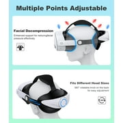 ESYWEN Head Strap for Oculus Meta Quest 2/3/3S with Horizontal Knob Adjustment,VR Headset Accessories