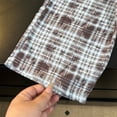 thumbnail image 6 of Mifsaly Girls Plaid Wide Leg Pants Teen Kids Elastic Waist Casual Pant Lightweight Comfortable Flowy Boho School Bottoms, 6 of 7