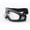Transparent, variant on Double Layer Face Foam Eye Protection Glasses Anti-Fog Dustproof CS Airsoft Paintball Tactical Goggles Glasses, Gray