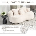 thumbnail image 3 of Bean Bag Sofa Lazy Sofa Durable Comfort Lounger High Back Bean Bag Chair Couch for Adults and Kids, Indoor & Outdoor, Accent Floor Soft Lounge Chair (Beige), 3 of 9