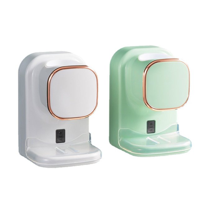 Dispensador de pasta de dientes eléctrico de 2 piezas - Dispensador automático de pasta de dientes para niños - Dispensador de pasta de dientes con sensor montado en la pared para accesorios de b
