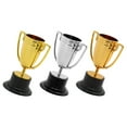 thumbnail image 2 of Kisangel 3pcs Mini Trophy Cups Plastic Award Trophies for Sports Competition, 2 of 7
