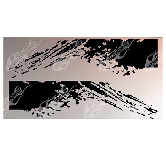 ANYStickerYouWant - Mud Splash Vinyl Side Graphic Decal Fits and Compatible with Ford 2010-2020- 2 Sides