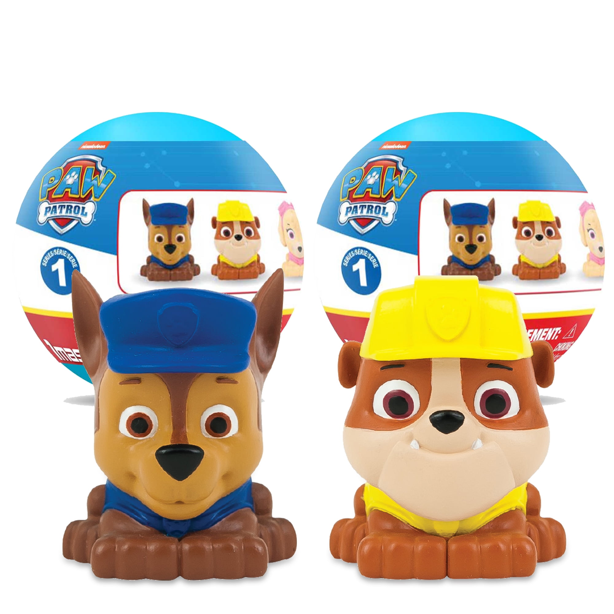 Mega Mash'Ems Paw Patrol Series 1 Squishy Collectible Figure 2 Pack (Assortment May Vary