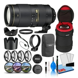 Nikon AF-S NIKKOR 200-500mm F/5.6E ED VR Lens Includes Tripod