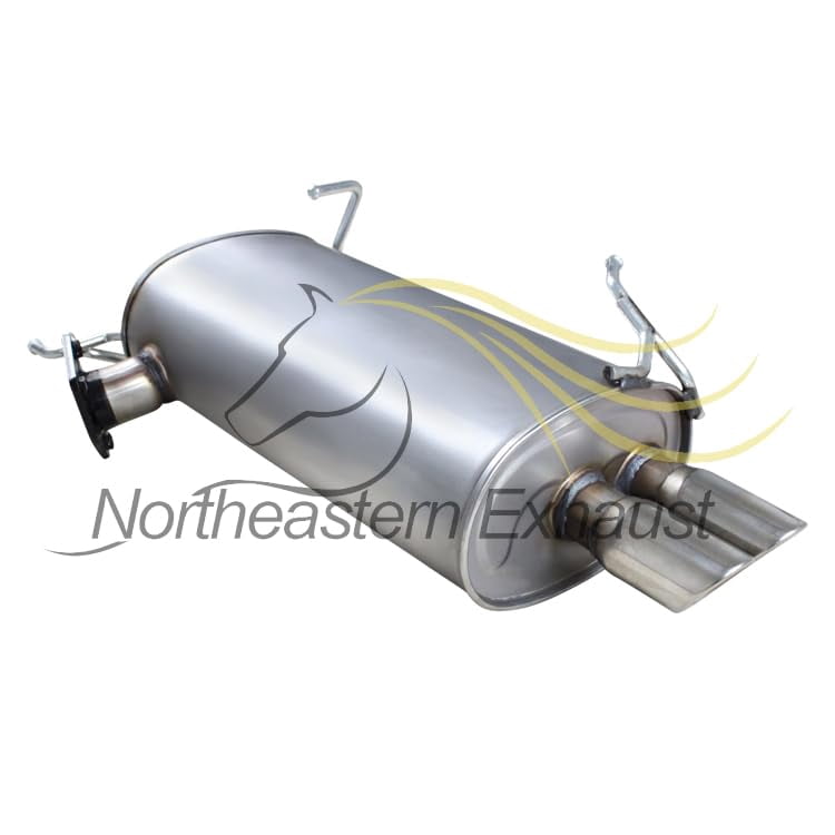 Northeastern Exhaust | Stainless Steel Exhaust Rear Muffler Fits 2007-2013 Mitsubishi Outlander 3.0L | Free Gasket Included | Direct-Fit Replacement | Automotive Replacement Part