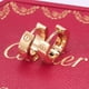 thumbnail image 2 of 2022 nuevo Alta Calidad C Hebilla Oreja clip Titanio Chapado En Acero De 18 Quilates Oro Rosa Pendientes Hombres Y Mujeres Hipoalergénico, 2 of 4
