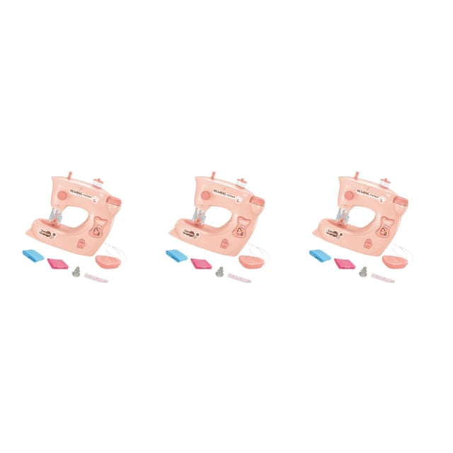relayinert 1/2/3 Compact Children Sewing Machine Fun and Educational Tool for Home Sewing Projects pink 3PCS