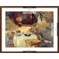 thumbnail image 5 of Art.com Monet: Luncheon, C1873 Giclee Print by Claude Monet, Brown Frame Wall Art, 29" x 23", 5 of 5