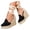 Black, variant on Strappy Wedge Sandals High Top Closed Toe Platform Wedges Shoes Casual Espadrilles Travel Dressy Slide Sandal Black 6