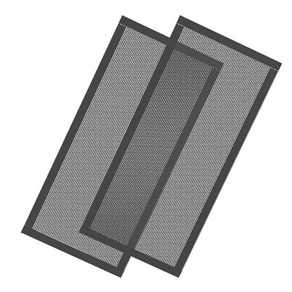 Floor Vent Covers, Strong Magnetic Vent Mesh Air Vent Filters, 4x10Inch PVC Floor Register Vent Screens, 2PCS