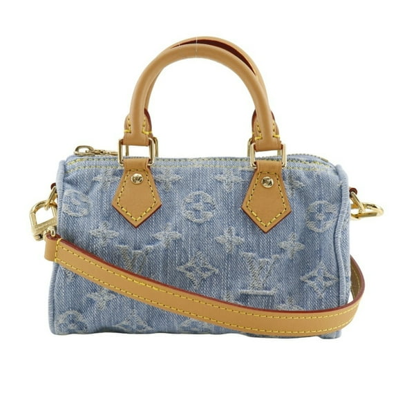 Pre-Owned Louis Vuitton Nano Speedy Handbag, 2-Way Shoulder Bag, M11212, Monogram... (Good)
