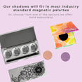 thumbnail image 5 of Honeybee Gardens Pressed Powder Eye Shadow Single REFILL, Daredevil,  matte rich plum, 5 of 7