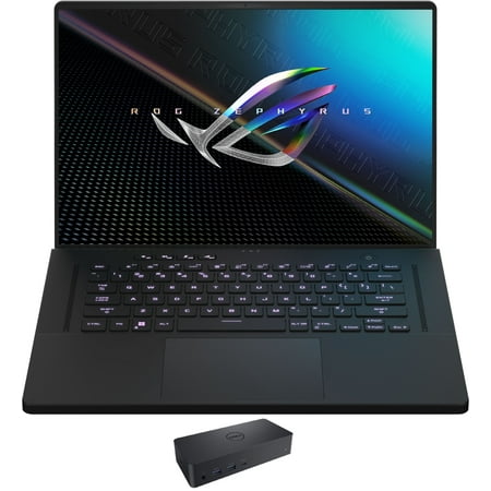 ASUS ROG Zephyrus M16 Gaming Laptop (Intel i7-12700H 14-Core, 16.0in 165Hz Wide UXGA (1920x1200), NVIDIA GeForce RTX 3060, 24GB DDR5 4800MHz RAM, Win 11 Pro) with D6000 Dock