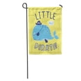 thumbnail image 1 of SIDONKU Sea Little Whale for Baby Kids Sailor College Cute Ahoy Garden Flag Decorative Flag House Banner 28x40 inch, 1 of 2
