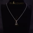 thumbnail image 2 of Diamond Celebrity's0.55ct Cubic Zirconia White Silver LEO-AUGUST Month Men's & Women's Pendant, 2 of 11