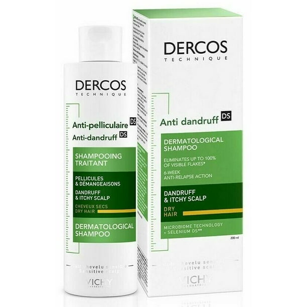 Vichy Dercos Anti-Dandruff DS for Hair 200ml, - Walmart.com
