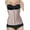 Beige, variant on Womens Latex Girdle Vest Corset Shapewear Firm Control Waist Cincher Body Shaper, Small, Black