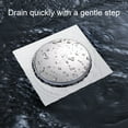 thumbnail image 3 of Stainless Steel Floor Drain Cover Precision Sealing Structure Blocks Odors Insects Foot-Pedal Switch Drain Cover, 3 of 8