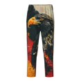 thumbnail image 2 of Disketp Ink Style Bald Eagle for Teenagers' Pajama Pants ,Lounge Pants Teen joggers Ideal for Home, School, or Sports-Large, 2 of 6
