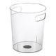 thumbnail image 1 of Cubo de almacenamiento de escritorio, cocina, sala de estar, dormitorio, cubo de basura resistente a la presión, cubo de hielo transparente para mascotas, mediano, 1 of 1