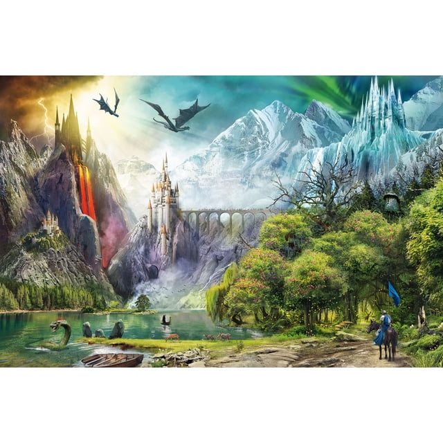 Rompecabezas Ravensburger Reign of Dragons 3000 piezas