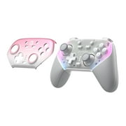 GameSir Super Nova وحدة تحكم ألعاب لاسلكية متعددة المنصات للكمبيوتر الشخصي/التبديل/iOS/Android مع قاعدة شحن Smart Auto Start-Stop (الإصدار الوردي المخفوق)