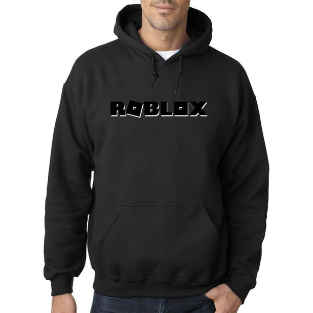 New Way 1168 Adult Hoodie Roblox Block Logo Game Accent Sweatshirt Small Black Walmart Com Walmart Com - hoodi roblox