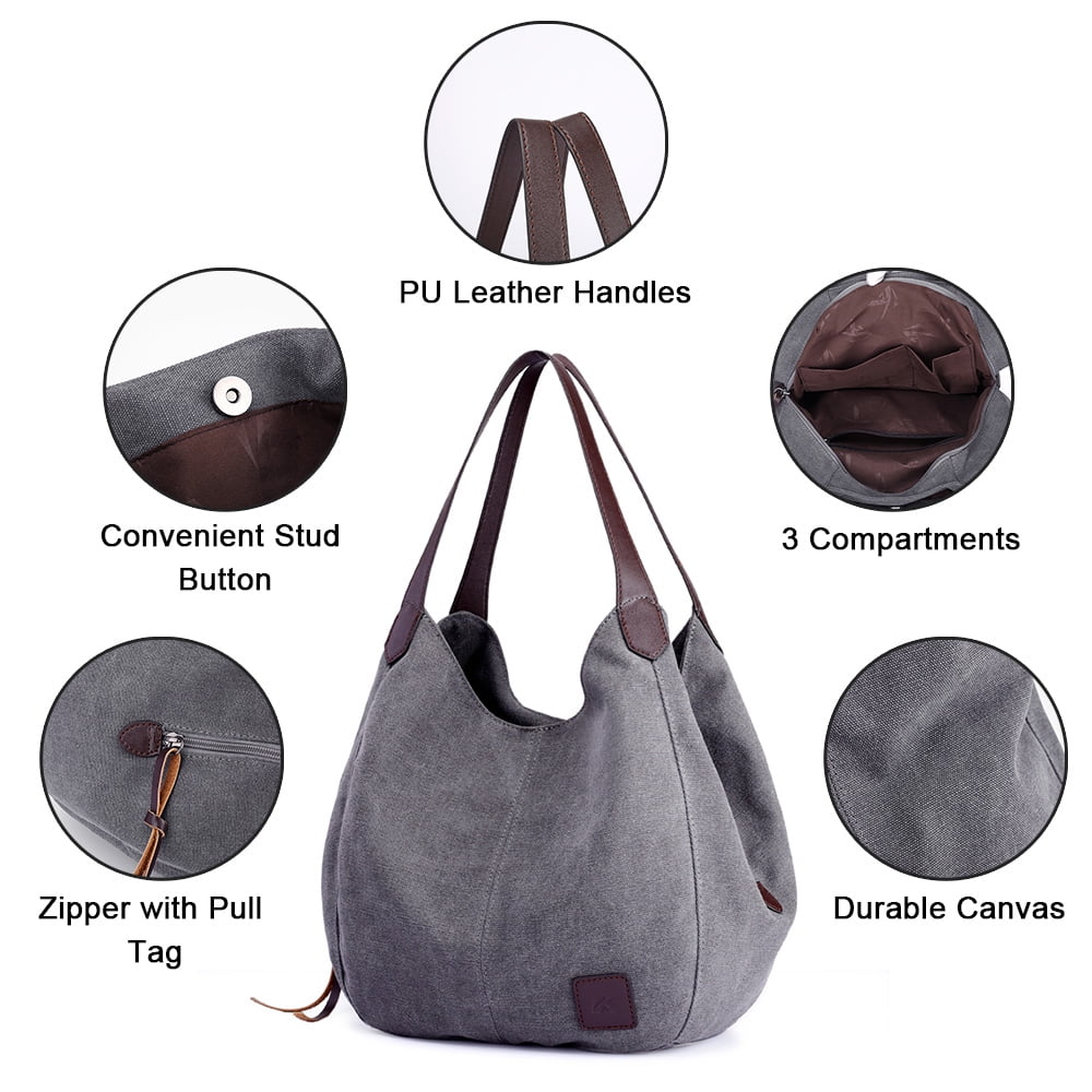 Hobo canvas bag hot sale