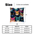 thumbnail image 5 of Cat Luxurious Velvet Bed Pillow Inserts with Unique Patterns - Set of 2, 16x16, 18x18, 20x20 Inches - Ideal for Throw Pillow Covers and Home Decor, 5 of 6