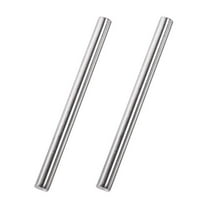 8mm x 100mm Stainless Steel Solid Round Rod for DIY Craft - 2pcs