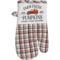 thumbnail image 2 of Black Duck Brand Fall Harvest Collection Oven Mitt, Pot Holder and Kithen Towels Set, Farmhouse Farm Fresh Pumpkins Truck Decoration Flour Sack Dish Towel (Mitt, Pot Holder & Towels Set), 2 of 4