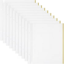10 Sheets Self Adhesive Refill Pages 12.4x10.5 oto Album Self-Stick Inner Page 2 Hole Scrapbook Expansion Page Refill Protectors