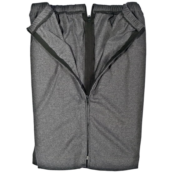 Unisex Full Length Side Zipper Knit Shorts