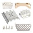 thumbnail image 3 of 4 Uds placas protectoras de acero inoxidable Sailing YK4102 1/10 RC con tornillos soporte de parachoques, 3 of 10