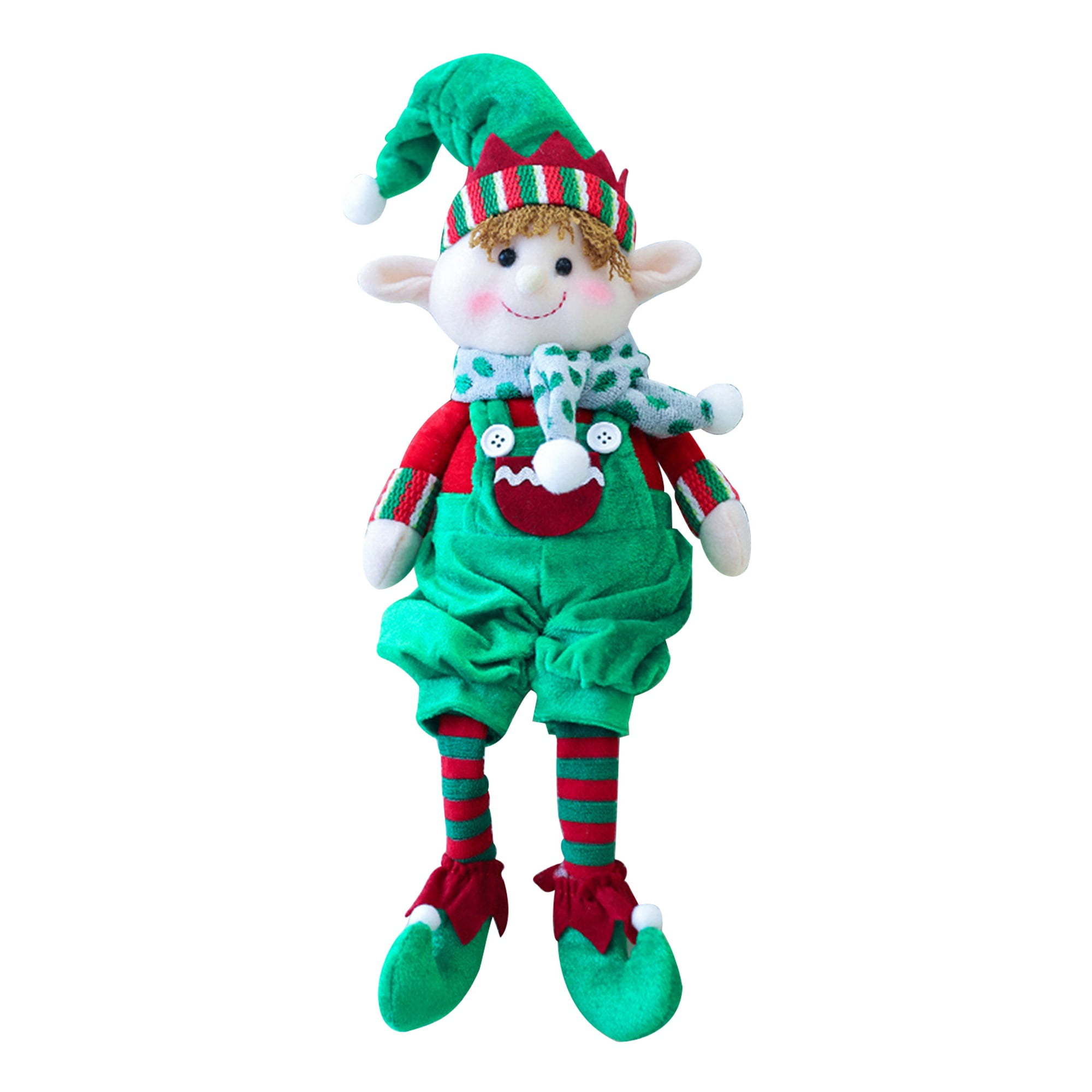 NWT Christmas Sitting ELF 10" Holiday Plush Santa's Helper Toy NEW 