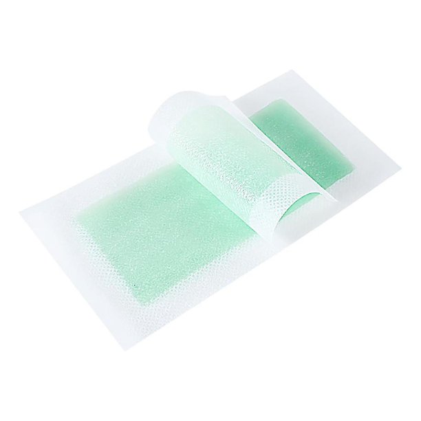 Una caja de 40 hojas de papel encerado para depilación, un solo papel encerado para depilación con cera desechable de doble cara para todo el cuerpo