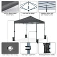 thumbnail image 4 of Yaheetech 12x12 ft Pop Up Canopy with Adjustable Height and Roller Bag, Dark Gray, 4 of 7