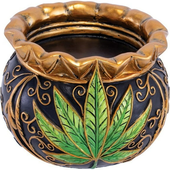 Fujima Royal Leaf Cauldron Ashtray