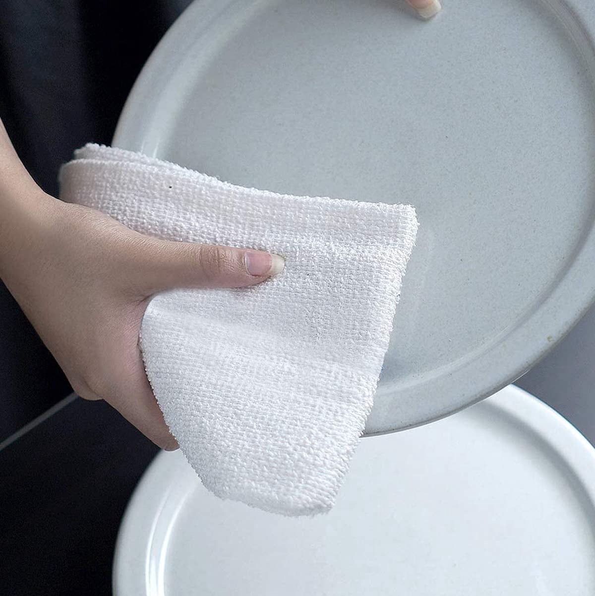 Avalon Towels Terry Bar Mop Towels (Value Pack of 60) Size 14"x17" – Absorbent and Durable, Multipurpose Towels, Cotton Cleaning Rags, Kitchen Towels, Restaurant Towels, Reusable Shop Rags (White)