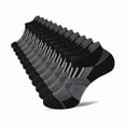 thumbnail image 1 of Chenchen Mens Low Cut Ankle Socks, Moisture Wicking Cotton Casual Short Socks, Breathable ＆ Comfy, 6 Pairs, 1 of 1
