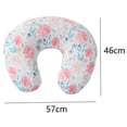 thumbnail image 2 of Funda de almohada de lactancia de flores, funda de almohada de lactancia para bebé, funda de almohada de lactancia para recién nacido, tela suave adecuada para bebés, 2 of 5