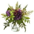 thumbnail image 1 of 14 in. Hydrangea & Berry Artificial Arrangement, 1 of 1