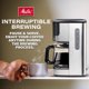 thumbnail image 3 of Cafetera Melitta Aroma Tocco Glass Programable de 10 Tazas, 3 of 7